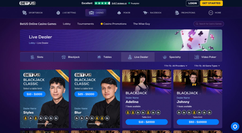 Key Features That Define the Best Live Dealer Blackjack Tables